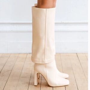 Lulus Lorlia Almond Knee High Boots